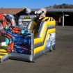 Robot skákací hrad se skluzavkou